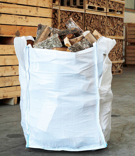 Premium Range Bulk Bag Kiln Dried Hardwood Logs Ash Oak and Silver Birch