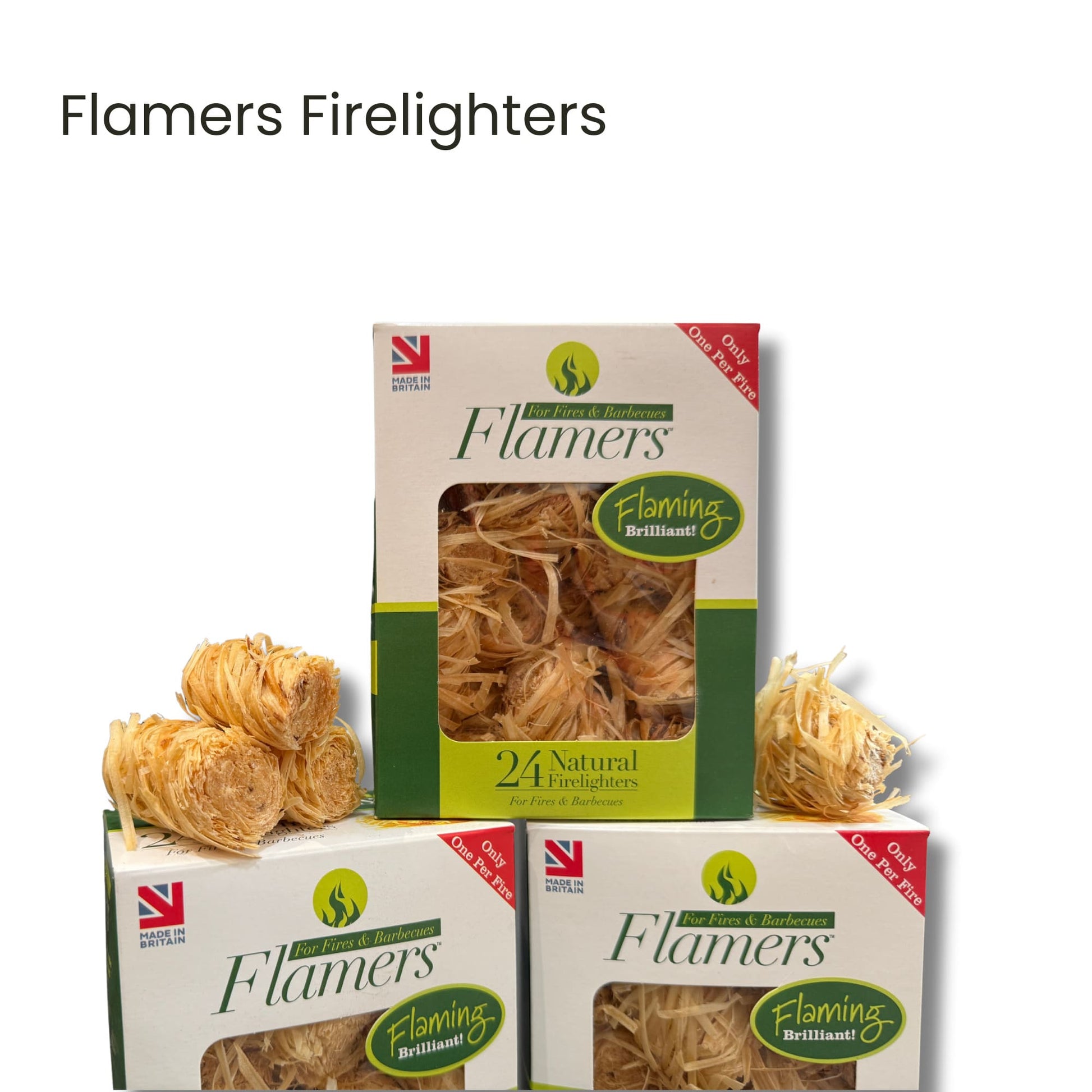 Flamers Firelighters with sample