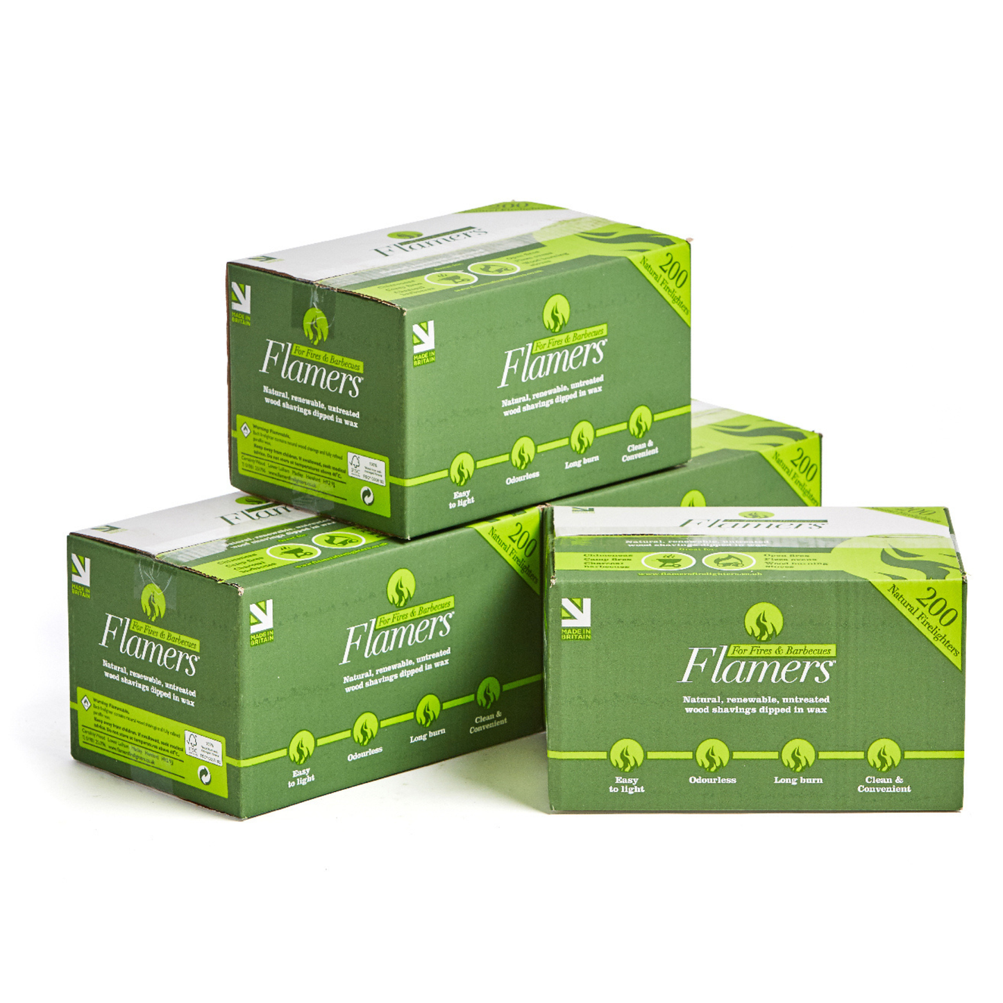 Flamers Firelighters 200 Pack