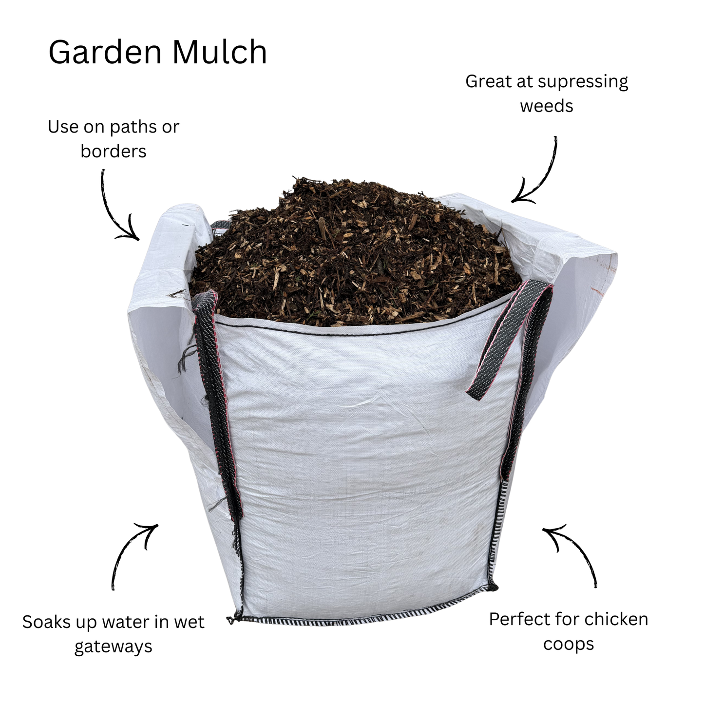 Bark Mulch - Garden Eco - Bulk Bag