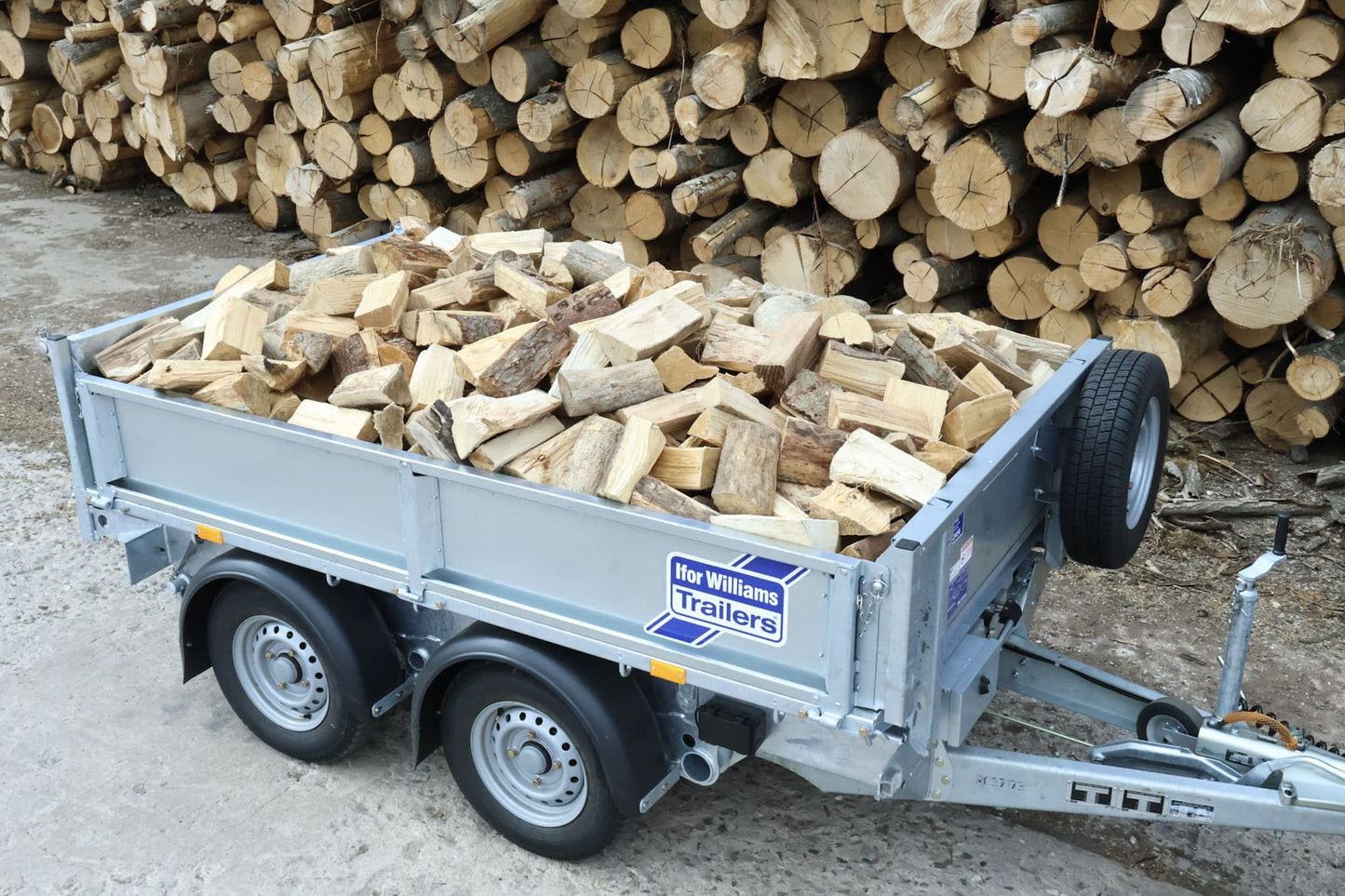 Oversized Logs - Barn Dried - Loose Trailer Load