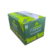 Box of Flamers Firelighters on a white background
