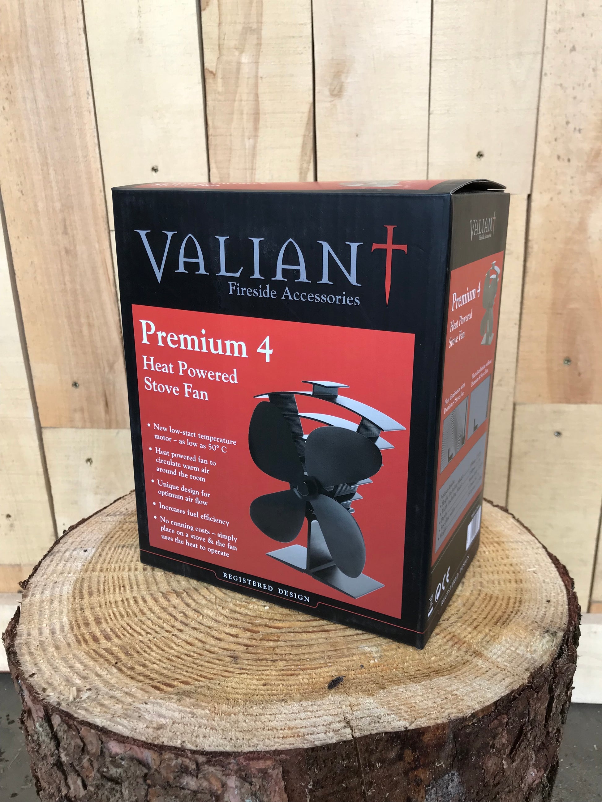 Valiant Premium 4 stove fan in box